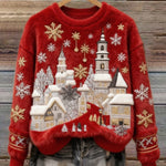 Christmas Retro Green Sweater | Cozy Unisex Casual Winter Wear