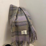 Fashionable Plaid Winter Scarf for Women | Soft & Warm
