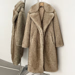 High-Quality Artificial Faux Fur Coat for Women | Elegant Winter Wear
