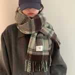 Fashionable Plaid Winter Scarf for Women | Soft & Warm