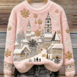 Christmas Retro Green Sweater | Cozy Unisex Casual Winter Wear