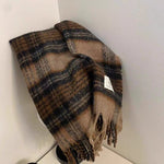 Fashionable Plaid Winter Scarf for Women | Soft & Warm