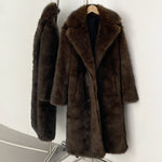 High-Quality Artificial Faux Fur Coat for Women | Elegant Winter Wear
