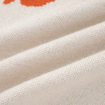 Comfortable Floral Knit Pullover for Women
