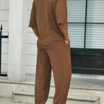 Comfortable Men’s Half Sleeve Top & Pants Outfit