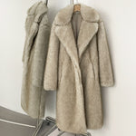 High-Quality Artificial Faux Fur Coat for Women | Elegant Winter Wear
