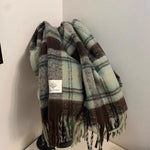 Fashionable Plaid Winter Scarf for Women | Soft & Warm