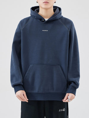 Fashoner men’s plus size raglan sleeve hoodie