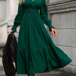 Stylish tiered midi dress for special occasions