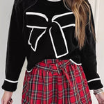 Festive Cropped Sweater for Holiday Gatherings