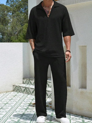 Stylish Plus Size Men’s Lightweight Set