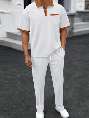 Stylish Plus Size Men’s Lounge Set