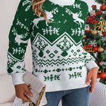 Holiday season long sleeve round neck 